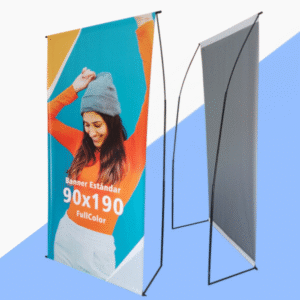 Banner C/Portabanner Dos Velas y Fundas